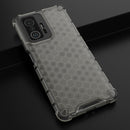 For Xiaomi Mi 11T / 11T Pro Shockproof Honeycomb PC + TPU Case with Neck Lanyard(Black)