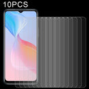 For vivo Y21 / Y21t / Y10 t1 / Y01 / Y21e / Y10 / Y33s 5G / Y21G / Y33e / iQOO U5e / Y30 5G / Y16 10 PCS 0.26mm 9H 2.5D Tempered Glass Film