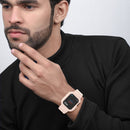 Glacier Transparent TPU Integrated Watch Band Watch Band For Apple Watch Series 7 41mm (Pink)