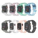 Glacier Transparent TPU Integrated Watch Band Watch Band For Apple Watch Series 7 41mm(Transparent)
