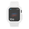 Glacier Transparent TPU Integrated Watch Band Watch Band For Apple Watch Series 7 45mm (White)