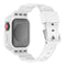 Glacier Transparent TPU Integrated Watch Band Watch Band For Apple Watch Series 7 45mm (White)
