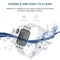 Glacier Transparent TPU Integrated Watch Band Watch Band For Apple Watch Series 7 45mm (White)