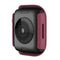 Shockproof TPU Protective Case For Apple Watch Series 7 41mm(Dark Red)