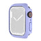 Shockproof TPU Protective Case For Apple Watch Series 7 41mm(Pink Purple)