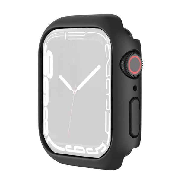 Shockproof TPU Protective Case For Apple Watch Series 7 41mm(Black)