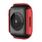 Shockproof TPU Protective Case For Apple Watch Series 7 41mm(Red)