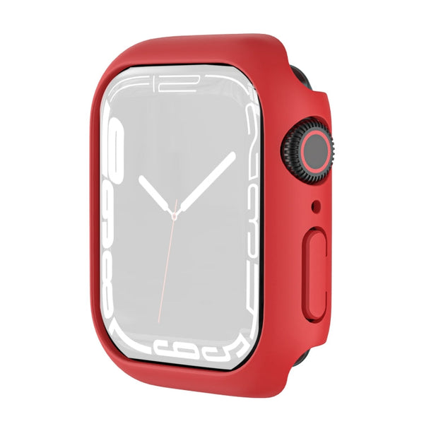 Shockproof TPU Protective Case For Apple Watch Series 7 41mm(Red)