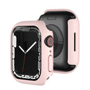 Shockproof TPU Protective Case For Apple Watch Series 7 41mm(Pink)