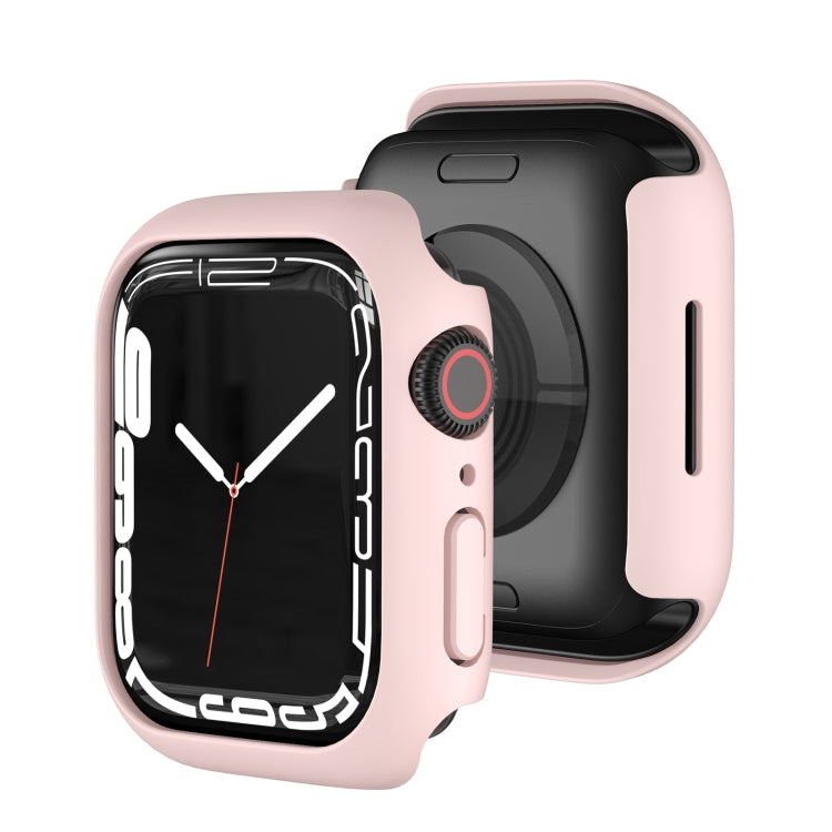 Shockproof TPU Protective Case For Apple Watch Series 7 41mm(Pink)