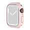 Shockproof TPU Protective Case For Apple Watch Series 7 41mm(Pink)