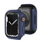 Shockproof TPU Protective Case For Apple Watch Series 7 41mm(Dark Blue)