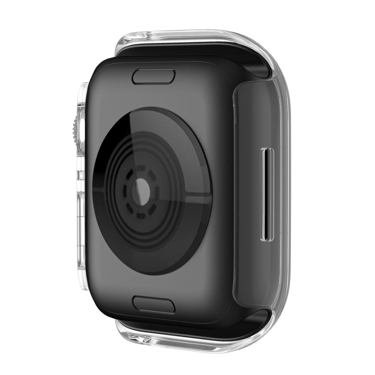 Shockproof TPU Protective Case For Apple Watch Series 7 41mm(Transparent)