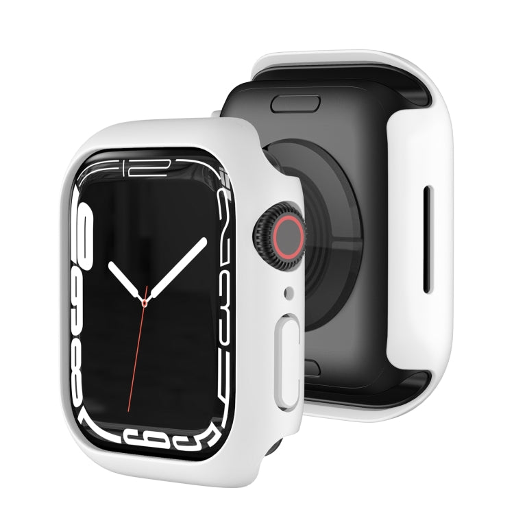 Shockproof TPU Protective Case For Apple Watch Series 7 41mm(White)