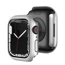 Shockproof TPU Protective Case For Apple Watch Series 7 41mm(Silver)