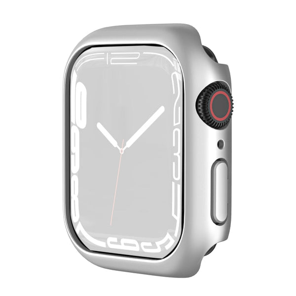 Shockproof TPU Protective Case For Apple Watch Series 7 41mm(Silver)