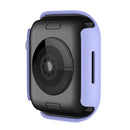 Shockproof TPU Protective Case For Apple Watch Series 7 45mm(Pink Purple)