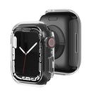Shockproof TPU Protective Case For Apple Watch Series 7 45mm(Transparent)
