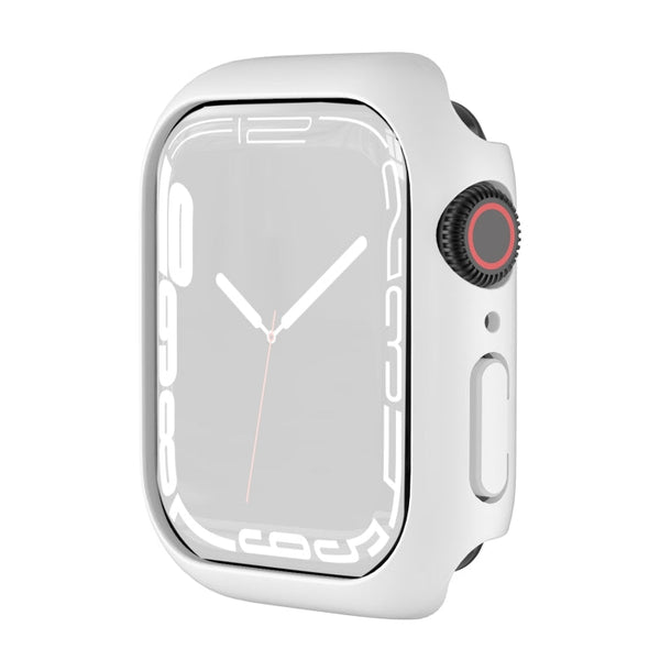 Shockproof TPU Protective Case For Apple Watch Series 7 45mm(White)