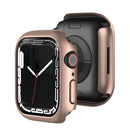 Shockproof TPU Protective Case For Apple Watch Series 7 45mm(Rose Gold)