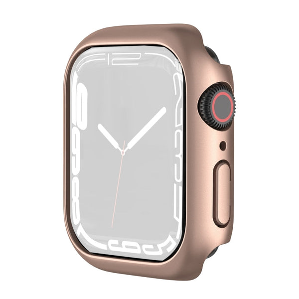 Shockproof TPU Protective Case For Apple Watch Series 7 45mm(Rose Gold)