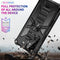 For Samsung Galaxy S22 Ultra 5G Armor Shockproof TPU + PC Magnetic Protective Phone Case with Holder(Black)