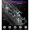 For Samsung Galaxy S22 Ultra 5G Camouflage Armor Shockproof TPU + PC Magnetic Protective Phone Case with Holder(Mint Green)