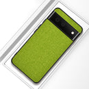 For Google Pixel 6 Shockproof Cloth Texture PC+ TPU Protective Case(Green)