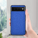 For Google Pixel 6 Shockproof Cloth Texture PC+ TPU Protective Case(Green)
