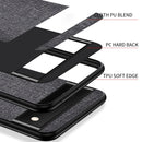 For Google Pixel 6 Shockproof Cloth Texture PC+ TPU Protective Case(Light Blue)