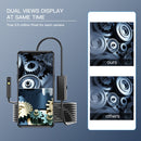 AN100 3 in 1 IP68 Waterproof USB-C / Type-C + Micro USB + USB Dual Cameras Industrial Digital Endoscope with 9 LEDs, Support Android System, Lens Diameter: 8mm, Length:5m Soft Cable