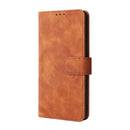 For OPPO Realme GT Neo2 Solid Color Skin Feel Magnetic Buckle Horizontal Flip Calf Texture PU Phone Case(Brown)