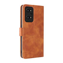 For OPPO Realme GT Neo2 Solid Color Skin Feel Magnetic Buckle Horizontal Flip Calf Texture PU Phone Case(Brown)