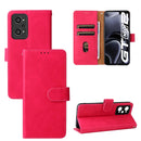 For OPPO Realme GT Neo2 Solid Color Skin Feel Magnetic Buckle Horizontal Flip Calf Texture PU Phone Case(Rose Gold)