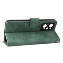For OPPO Realme GT Neo2 Solid Color Skin Feel Magnetic Buckle Horizontal Flip Calf Texture PU Phone Case(Green)