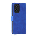 For OPPO Realme GT Neo2 Solid Color Skin Feel Magnetic Buckle Horizontal Flip Calf Texture PU Phone Case(Blue)