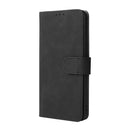 For OPPO Realme GT Neo2 Solid Color Skin Feel Magnetic Buckle Horizontal Flip Calf Texture PU Phone Case(Black)