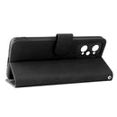 For OPPO Realme GT Neo2 Solid Color Skin Feel Magnetic Buckle Horizontal Flip Calf Texture PU Phone Case(Black)