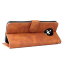 For Nokia G50 Solid Color Skin Feel Magnetic Buckle Horizontal Flip Calf Texture PU Phone Case(Brown)