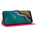 For Nokia G50 Solid Color Skin Feel Magnetic Buckle Horizontal Flip Calf Texture PU Phone Case(Rose Gold)