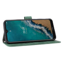 For Nokia G50 Solid Color Skin Feel Magnetic Buckle Horizontal Flip Calf Texture PU Phone Case(Green)