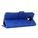 For Nokia G50 Solid Color Skin Feel Magnetic Buckle Horizontal Flip Calf Texture PU Phone Case(Blue)