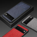 For Google Pixel 6 Shockproof Cloth Texture PC + TPU Protective Case(Blue)