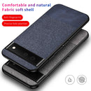 For Google Pixel 6 Pro Shockproof Cloth Texture PC + TPU Protective Case(Black)