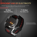 HOTWAV C1 1.69 inch Full Touch Screen Smart Watch, IP67 Waterproof Support Heart Rate & Blood Oxygen Monitoring / Multiple Sports Modes(Red)