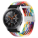 22mm Universal Metal Buckle Nylon Braided Watch Band(Color 4)
