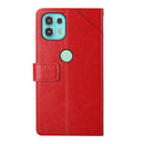 For Motorola Edge 20 Lite Y Stitching Horizontal Flip Leather Phone Case with Holder & Card Slots & Wallet & Photo Frame(Red)