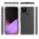 For Google Pixel 5 High Transparency Two-color Gradient PC + TPU Phone Protective Case(Transparent)