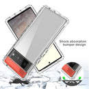 For Google Pixel 6 Pro High Transparency Two-color Gradient PC + TPU Phone Protective Case(Blue)