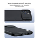 NILLKIN Texture Pro PC + TPU Camshield Phone Protective Case For iPhone 13 Pro(Black)